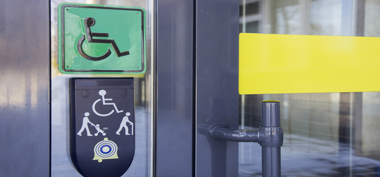 automatic handicap door opener in Country Club